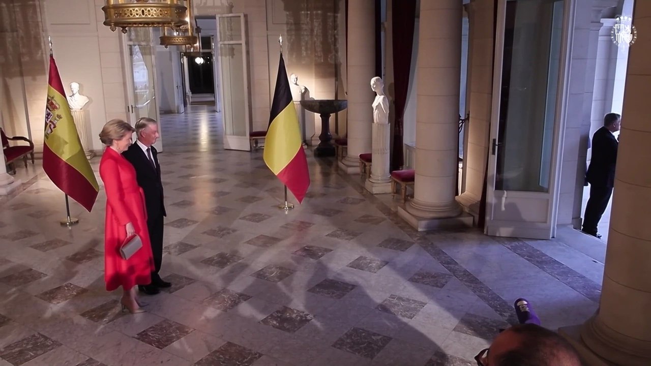 El REY FELIPE y la REINA LETIZIA visitan a los REYES de BÉLGICA en BRUSELAS