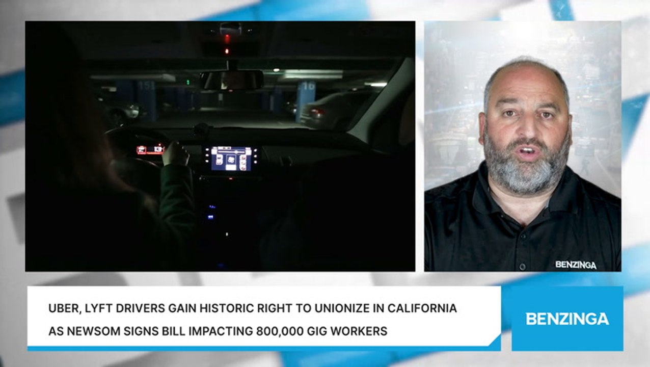 Uber, Lyft Drivers Gain Historic Right To Unionize In California As Newsom Signs Bill Impacting 800,000 Gig Workers