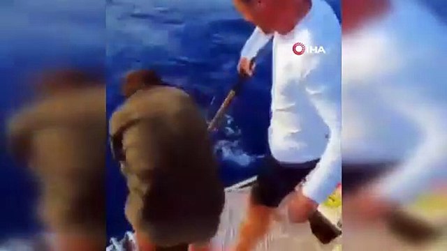 Olta ile 60 kiloluk balık yakaladılar, gelirini kimsesiz çocuklara bağışladılar