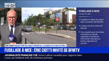 Fusillade à Nice: pour Éric Ciotti, il manque "250 policiers dans le département des Alpes-Maritimes"