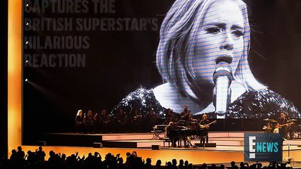 بالفيديو: حيوان على المسرح يفاجئ أديل وهي تغنّي.. هكذا كان ردّ فعلها