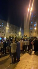 وقفة سلمية في المشروع .. الحي المحمدي الدارالبيضاء