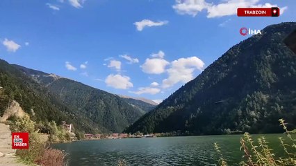 Trabzon Uzungöl'de görsel şölen: Bulut geçişleri büyüledi