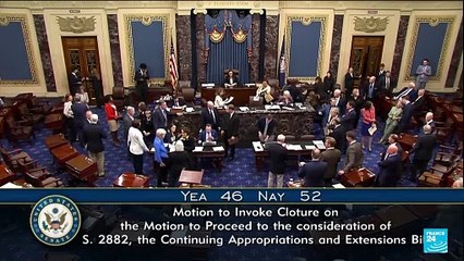 Government funding vote fails again in Senate