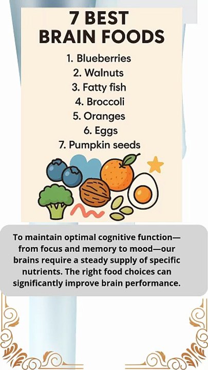 7 best brain foods