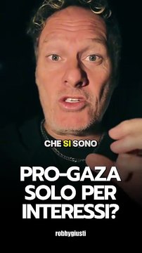 Robby Giusti - Ma quanti sono gli artisti pro-Gaza solo per interessi personali? (04.10.25)