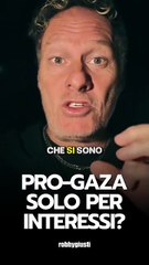 Robby Giusti - Ma quanti sono gli artisti pro-Gaza solo per interessi personali?  (04.10.25)