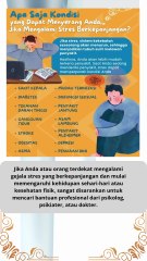 Apa saja kondisi yang dapat menyerang Anda, jika mengalami Stres berkepanjangan