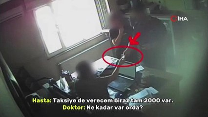 Senin gibi doktor olmaz olsun!: Skandal olay saniye saniye görüntülendi!