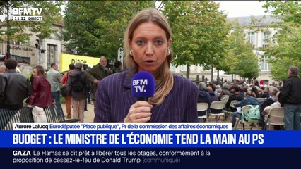 Budget: “Cette stabilité politique passera par de la justice fiscale”, estime Aurore Lalucq (Place publique)