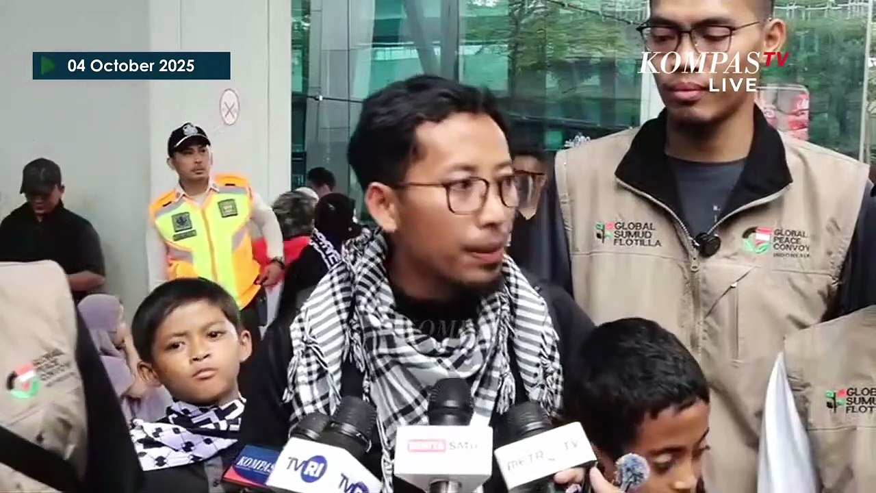 [FULL] Aktivis M. Husein Beber Kronologi Global Sumud Flotilla Dicegat Israel saat Berlayar ke Gaza