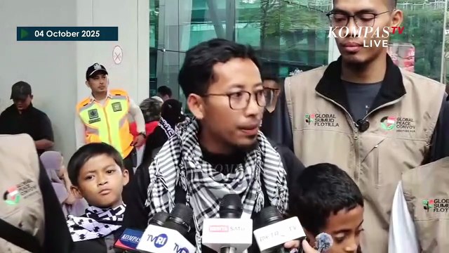 [FULL] Aktivis M. Husein Beber Kronologi Global Sumud Flotilla Dicegat Israel saat Berlayar ke Gaza