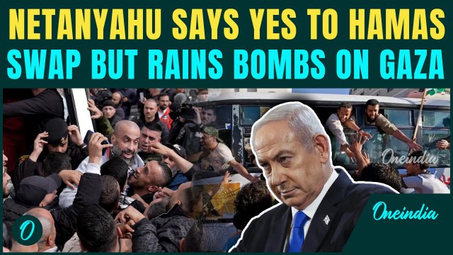 Netanyahu Backs Trump’s Hamas Prisoner Swap Plan BUT Israeli BOMBS Keep Falling On Gaza