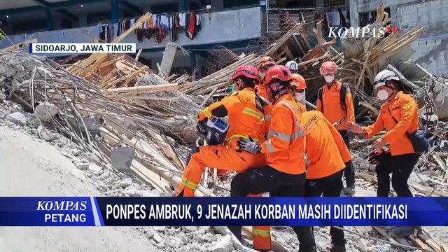 Hari Keenam Evakuasi Korban Ponpes Al Khoziny Ambruk: 49 Orang Masih Dicari, 9 Orang Diidentifikasi
