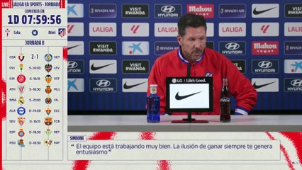 Simeone: "Estar siempre en la selección es un premio maravilloso"