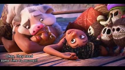 Moana 2 - Moana vs Kakamora Fight Scene - The Clam - Moni Meets Maui