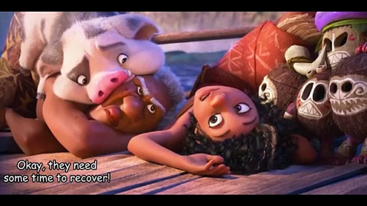 Moana 2 - Moana vs Kakamora Fight Scene - The Clam - Moni Meets Maui
