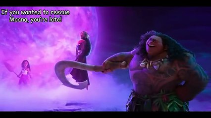 Moana 2 - Moana Meets Matangi Scene  - Maui Saves Moni