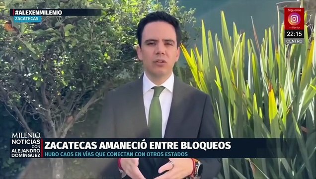 Zacatecas amanece con bloqueos carreteros en ataque armado aparentemente coordinado