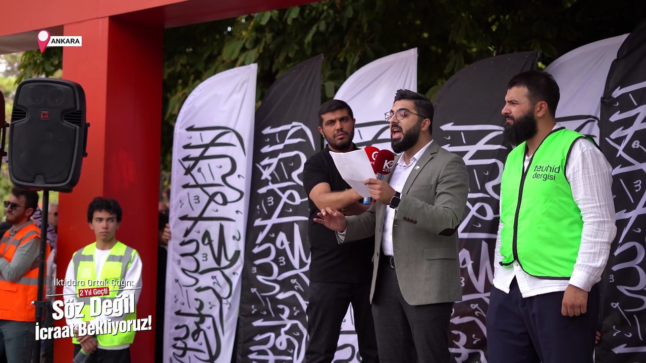 "Ortak Çağrı - Söz Değil İcraat Bekliyoruz!" İslam Boztepe'nin Konuşması - Ankara