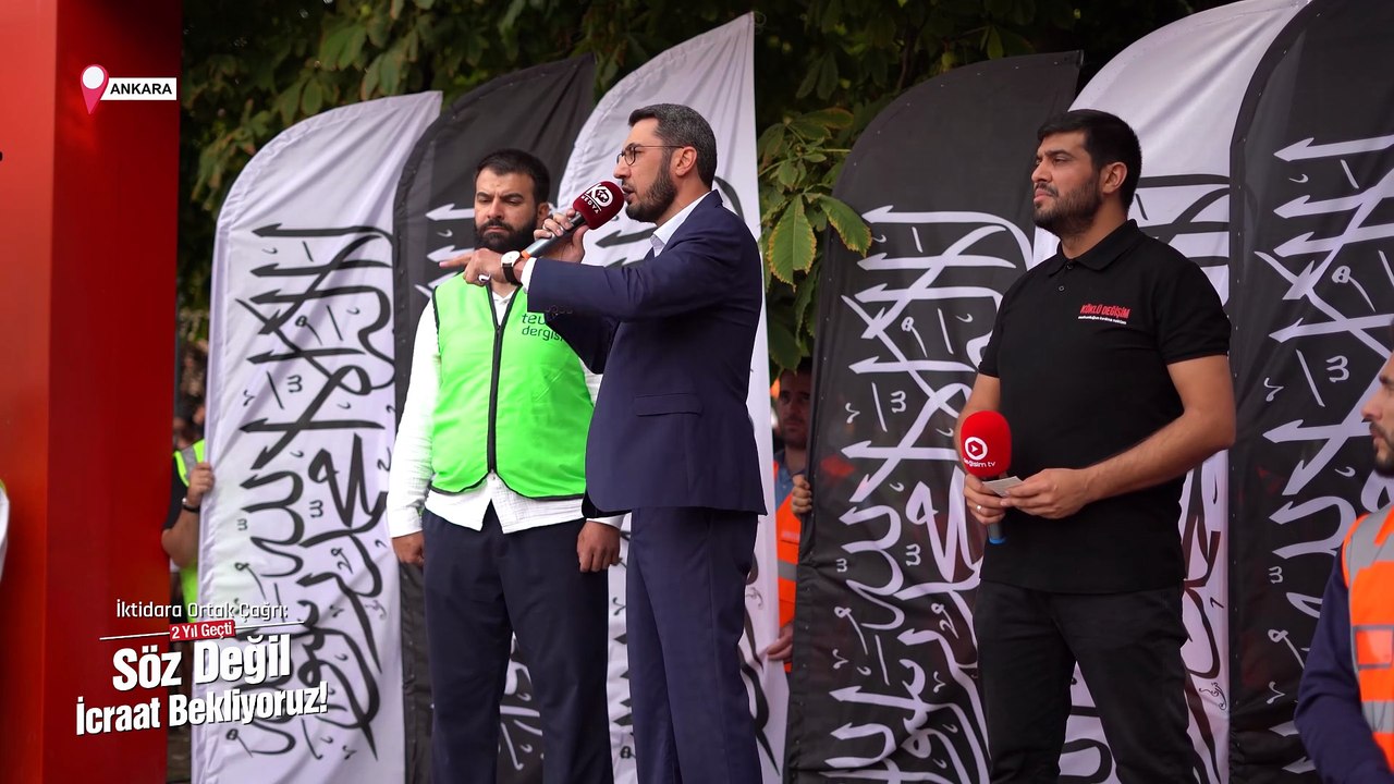 "Ortak Çağrı - Söz Değil İcraat Bekliyoruz!" Abdullah İmamoğlu'nun Konuşması - Ankara