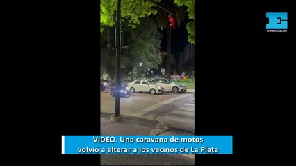 Los motoqueros no dan tregua en la noche platense
