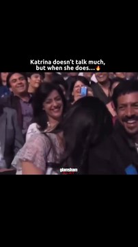 She may stay quiet, but when Katrina speaks, it's pure savage elegance 🔥✨ #glamsham #katrinakaif #bollywoodqueen #witandcharm #iconicmoments #bollywoodvibes #celebritystyle #queenenergy glamsham, katrina kaif, bollywood queen, wit and charm, iconic mom