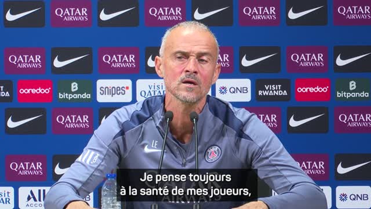PSG - Luis Enrique sur João Neves et Kvaratskhelia : "Je ne veux prendre aucun risque"