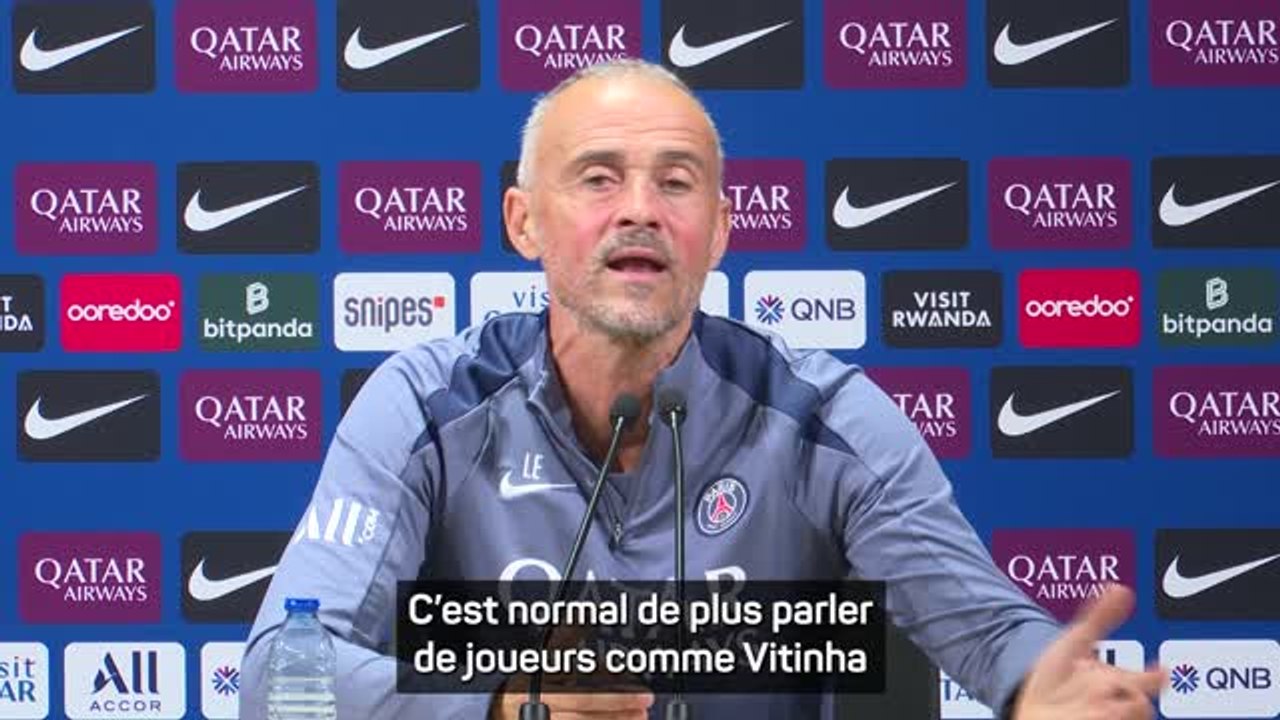PSG - Luis Enrique : "Vitinha est l'un des deux meilleurs milieux de terrain au monde"