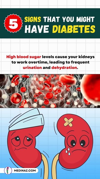 5 Early Signs of Diabetes | Diabetes Mellitus #shortsvideo#health #diabetes