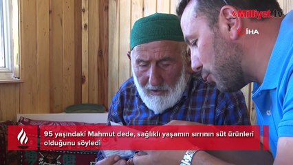 95 yaşındaki Mahmut dedenin sağlık sırrı! Ameliyattan 2 gün sonra yürüdü