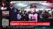 Las declaraciones de Colapinto tras la clasificación en Singapur