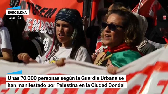 España se llena de manifestaciones propalestinas