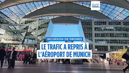 Incursion de drones : le trafic reprend progressivement à l'aéroport de Munich