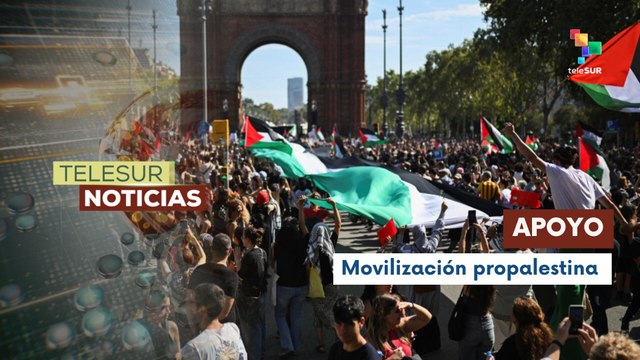 Españoles se solidarizan con Flotilla Global Sumud secuestrada por Israel