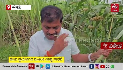 ಹುಬ್ಬಳ್ಳಿ; ಸಿಹಿ ಜೋಳದ ದಂಟಿನಿಂದ ಬೆಲ್ಲ ತಯಾರಿಸಿದ ರೈತ: ಇದು ದೇಶದಲ್ಲೇ ಮೊದಲು!! - ಉತ್ತರ ಕರ್ನಾಟಕ ರೈತರಿಗೆ ವರದಾನ