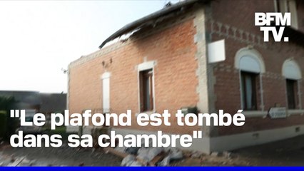 Tempête Amy: la maison d'une dame de 93 ans partiellement détruite dans la Somme