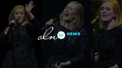 أديل تشعل المسرح بسيلفي مع معجبيها مرتديه آذان ميكي ماوس