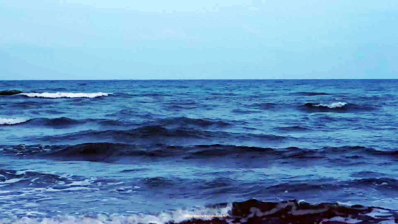 1 Hour of Ocean Waves Sounds for Sleep - Stereo, Deep Relaxation