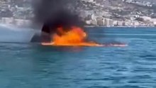 Una explosión de un barco deja ocho heridos en Fuengirola