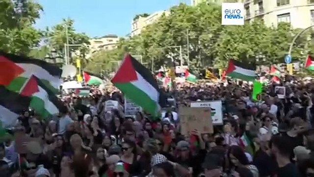 موج تظاهرات گسترده در اروپا علیه جنگ غزه؛ ده‌ها هزار نفر در رُم، بارسلون و لندن به خیابان‌ها آمدند