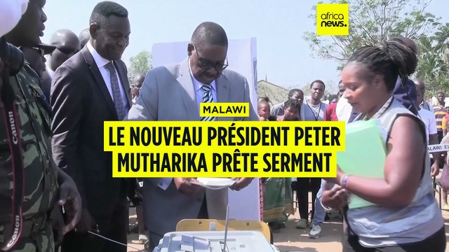 Malawi : le nouveau président Peter Mutharika prête serment