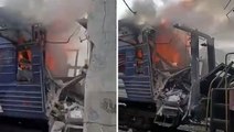 Russian attack on passenger train in Ukraine injures 30