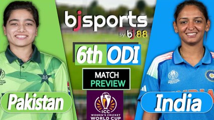 Women's World Cup 2025 | India Women vs Pakistan Women 6th ODI Match Preview |