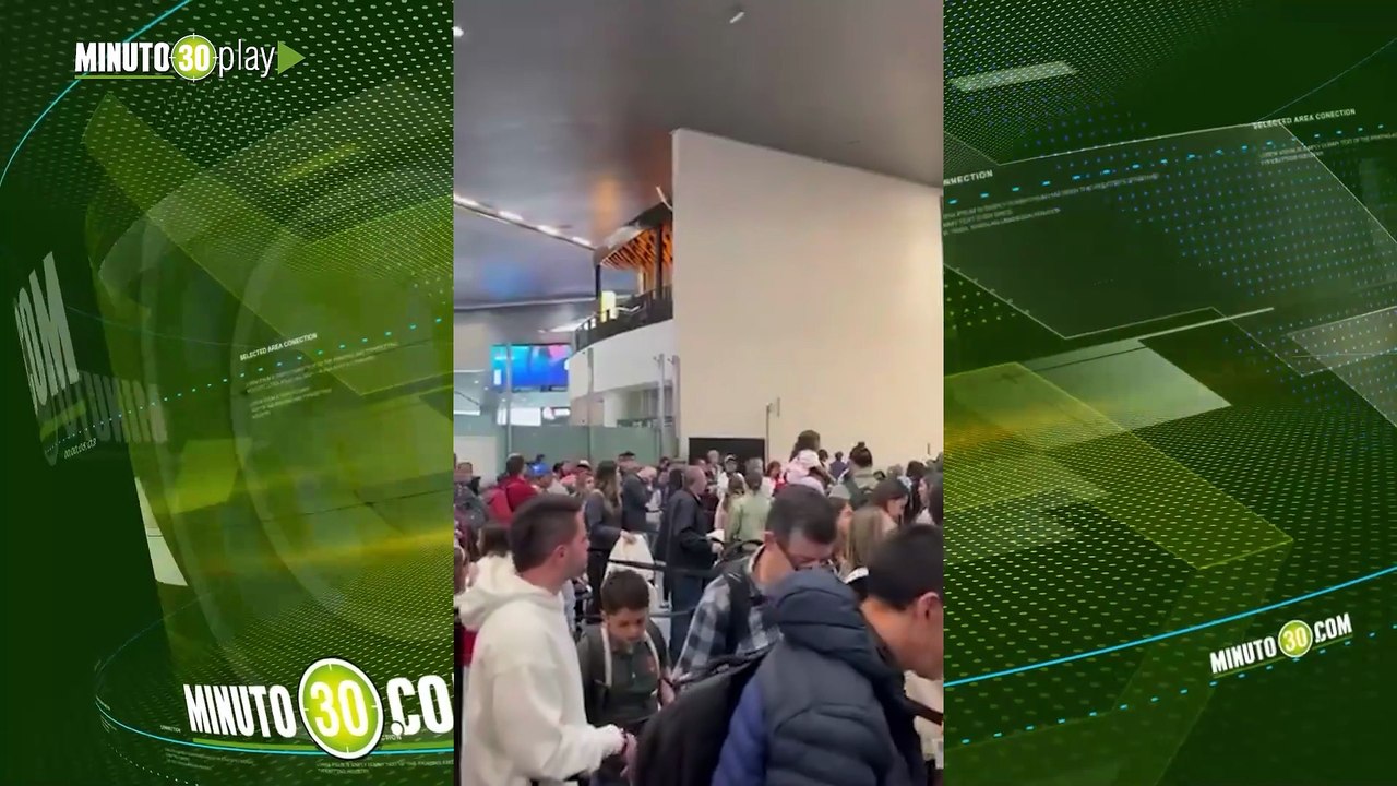 Caos en Migración del aeropuerto El Dorado por funcionarios que exigen cumplimiento de acuerdos