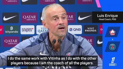 Vitinha 'one of the top two midfielders in the world' - Enrique