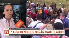 7 APREHENDIDOS POR AVASALLAMIENTOS