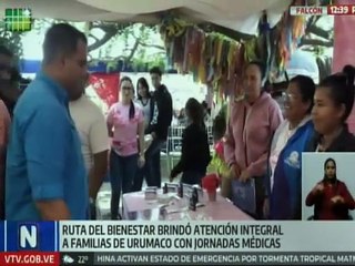 Falcón | Ruta del Bienestar brindó atención integral a más de dos mil personas en el mpcio. Urumaco