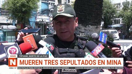 Sepultados por desechos de minerales