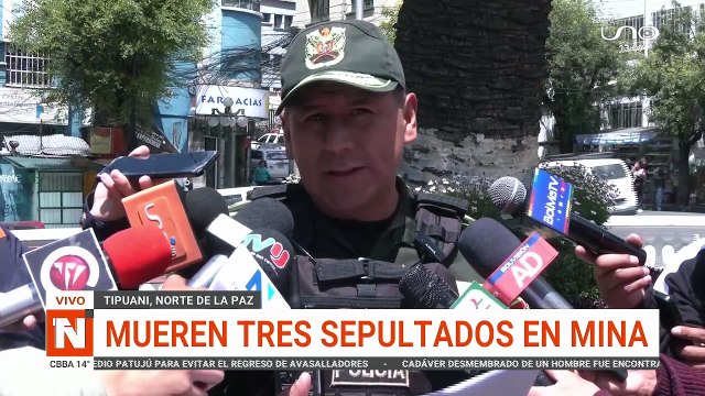 Sepultados por desechos de minerales